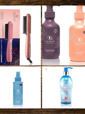 Royale Rescue Shampoo & Conditioner Set with electric  brush bundle